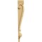 Ekena Millwork 6 3/4"W x 4 1/4"D x 27 1/2"H Extra Large Acanthus Pilaster Corbel, Alder CORW07X04X27PAAL - alternate 2